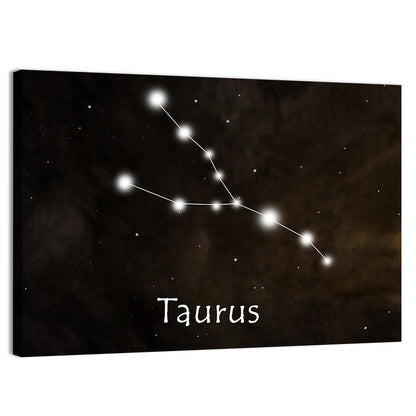 Taurus Constellation Chart Wall Art