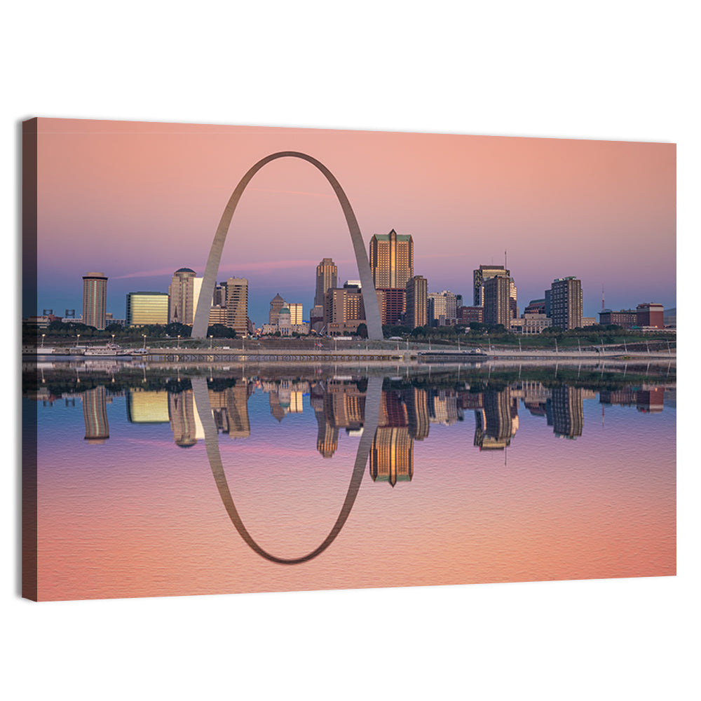St Louis Gateway Arch Skyline Wall Art