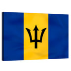 Barbados National Flag Wall Art
