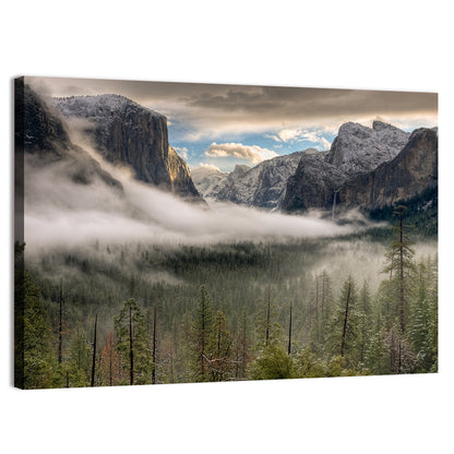 Misty Yosemite Valley Wall Art