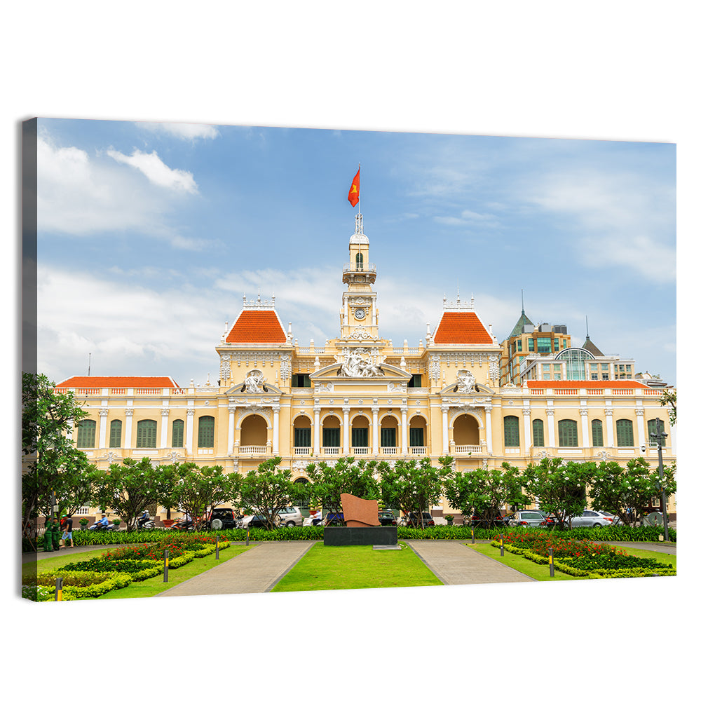 Ho Chi Minh City People's Committee Building Wall Art