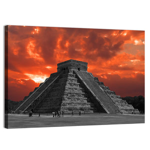 Chichen Itza Temple Wall Art