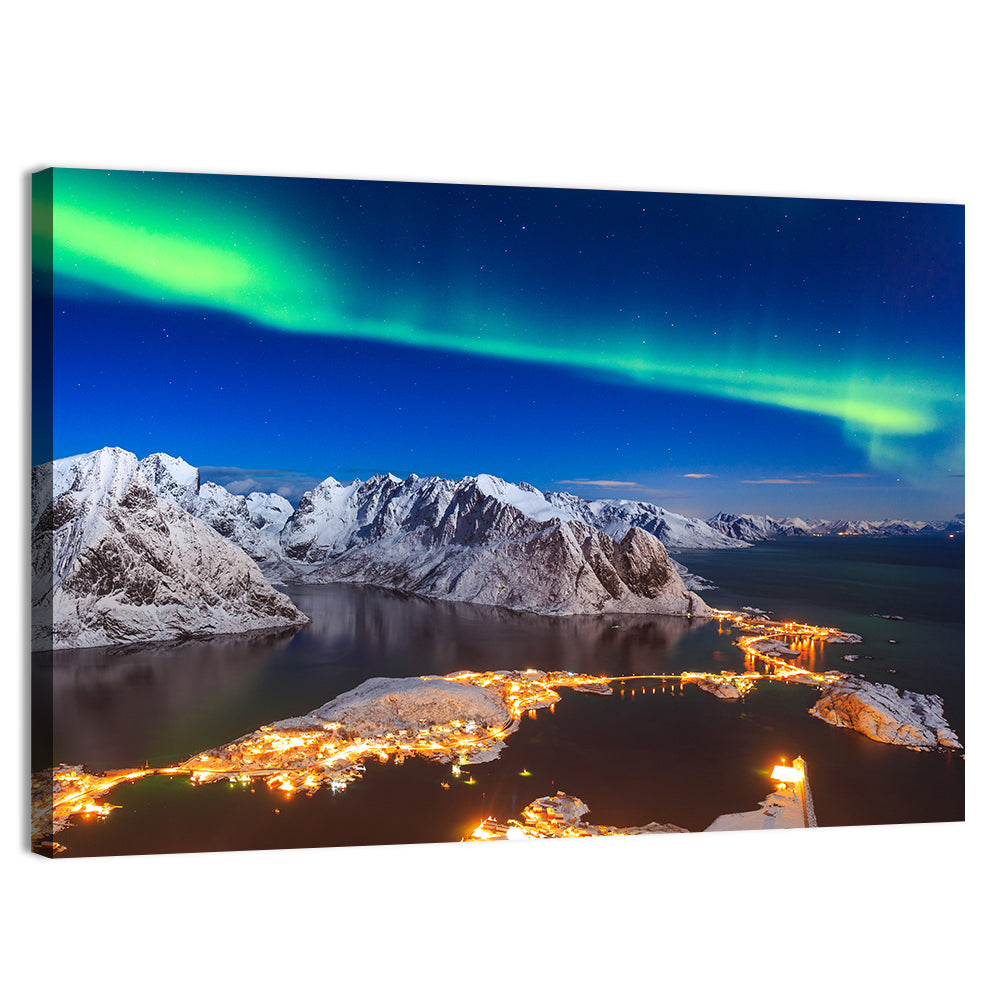 Aurora Over Reine, Lofoten Wall Art