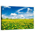 Yellow Dandelion Meadow Wall Art