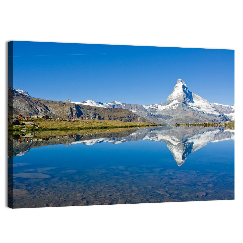 Matterhorn Lake Reflection Wall Art