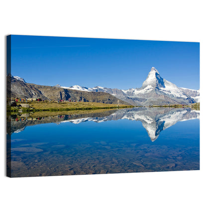 Mass Tourism At The Matterhorn Wall Art