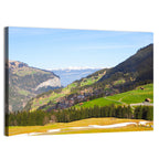 Jungfrau Snow-capped Mountain Landscape Wall Art