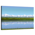 Alpine Lake Reflection Wall Art