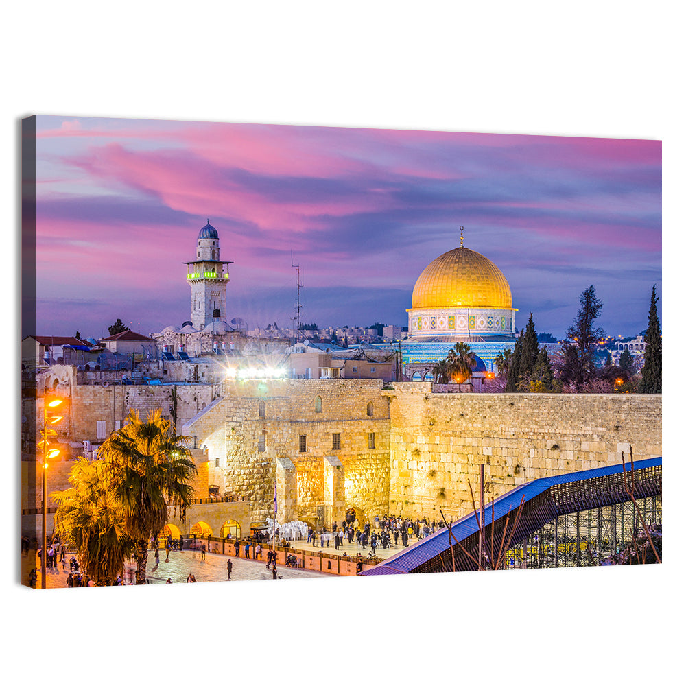 Temple Mount and Western , Jerusalem Wall Art