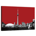 Toronto Skyline Silhouette Wall Art