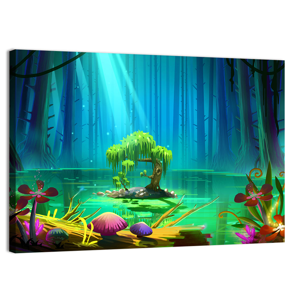 Enchanted Willow Island Wall Art