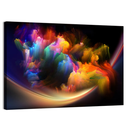 Fractal Music Nebula Wall Art