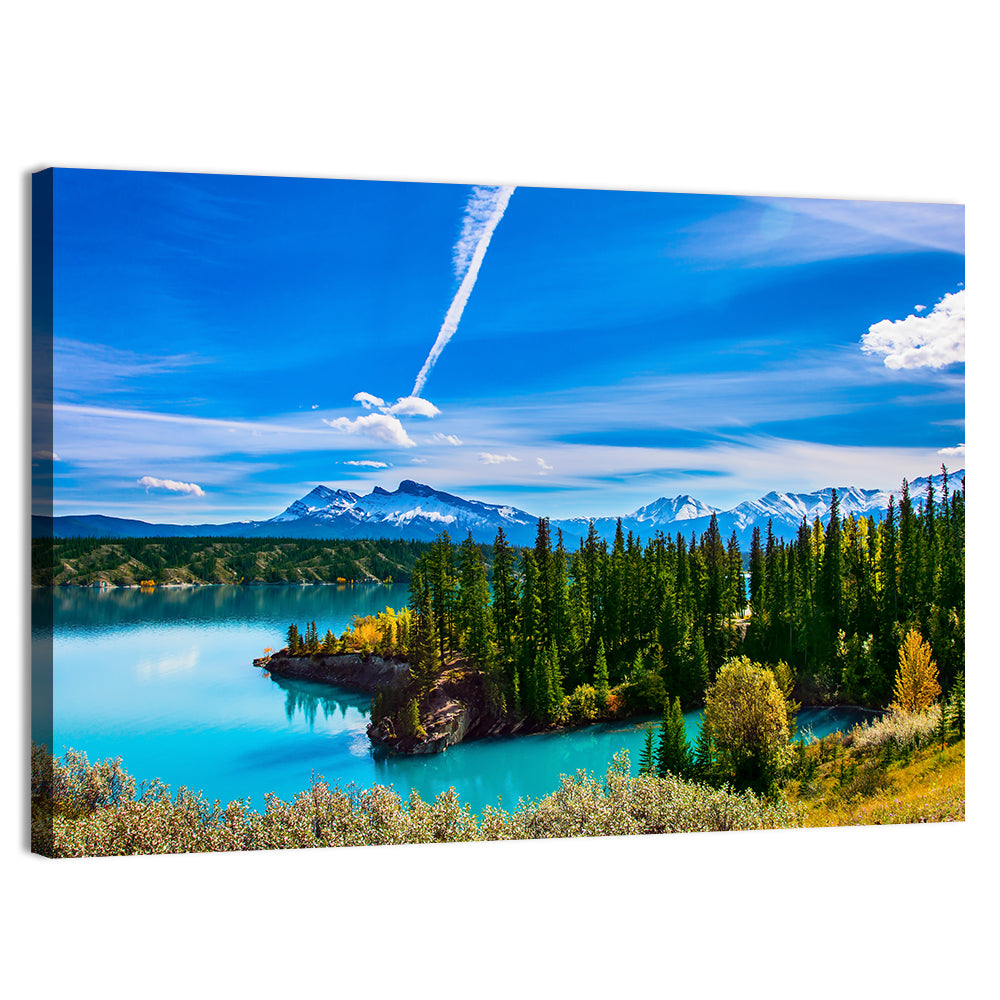 Abraham Lake Shoreline Wall Art