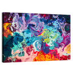 Vibrant Acrylic Swirls Wall Art