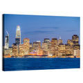 San Francisco Skyline at Twilight Wall Art