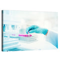 Gloved Hand Placing Vial in Laboratory Wall Art