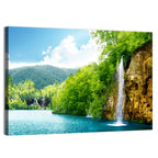 Plitvice Lakes Waterfall Wall Art