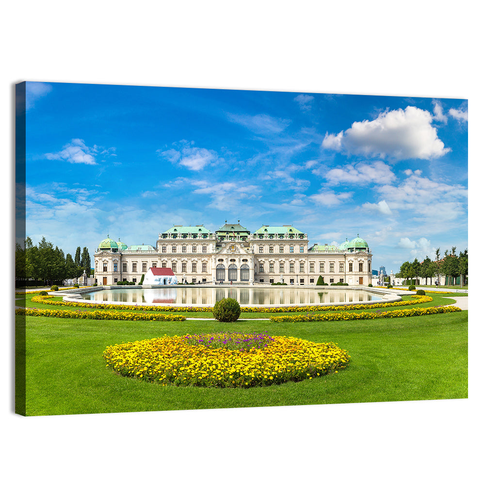 Belvedere Palace Garden View, Vienna Wall Art