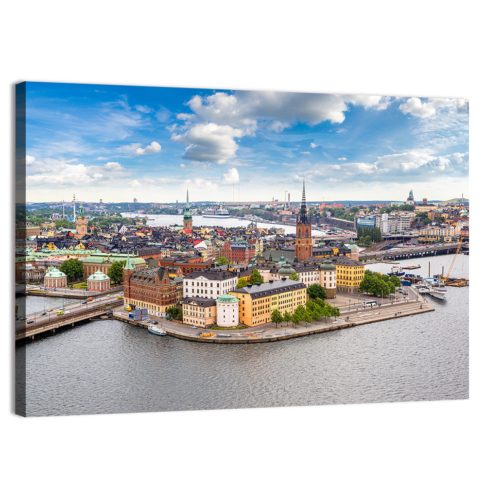Gamla Stan Harbor, Stockholm Wall Art