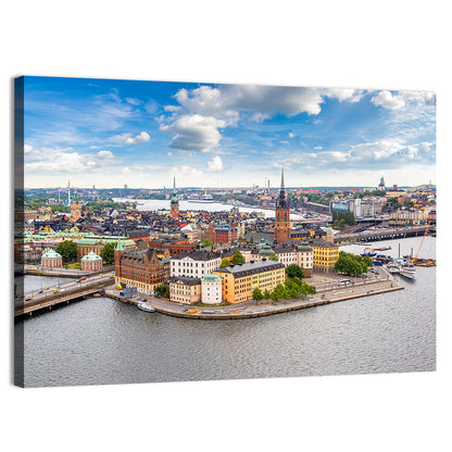Gamla Stan Harbor, Stockholm Wall Art