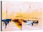 Harbor Boat Reflections Wall Art