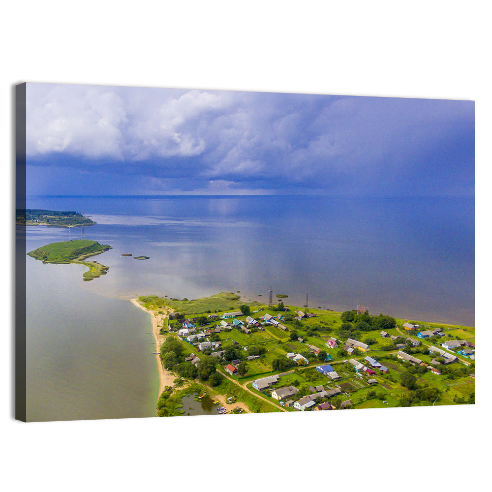Pskov Lake and Talabski Islands Wall Art