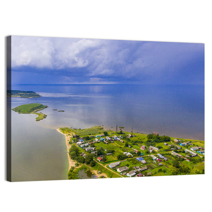 Pskov Lake and Talabski Islands Wall Art