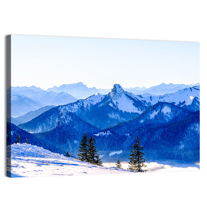 Wallberg Mountain Near Tegernsee Wall Art as a canvas print