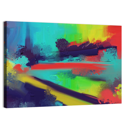 Vibrant Abstract Color Study Wall Art