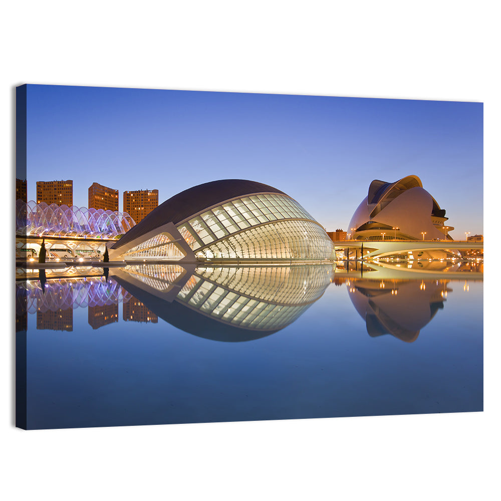 Valencia City of Arts and Sciences, Twilight Wall Art