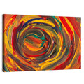Vibrant Spiral Vortex Abstract Wall Art