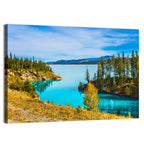 Abraham Lake Autumn Landscape Wall Art