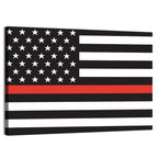 American Flag Minimalist Design Wall Art