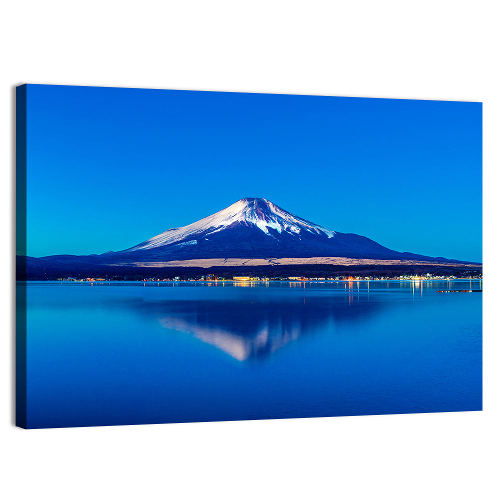 Mount Fuji Reflection Over Lake Yamanaka Wall Art