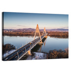 Megyeri Bridge Over the Danube Wall Art