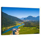 Puerto Aysen River Valley Wall Art