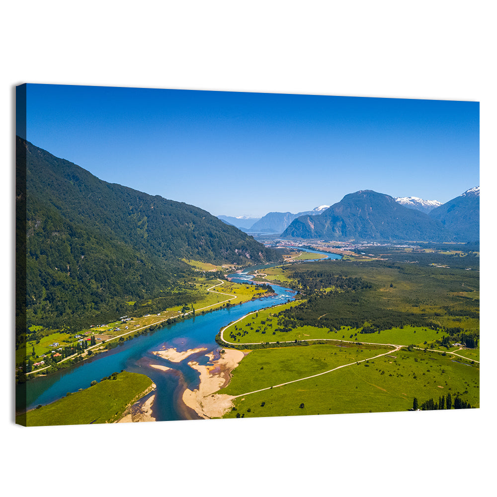 Puerto Aysen River Valley Wall Art