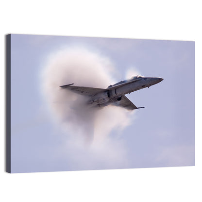 Supersonic Fighter Jet with Vapor Cone Wall Art