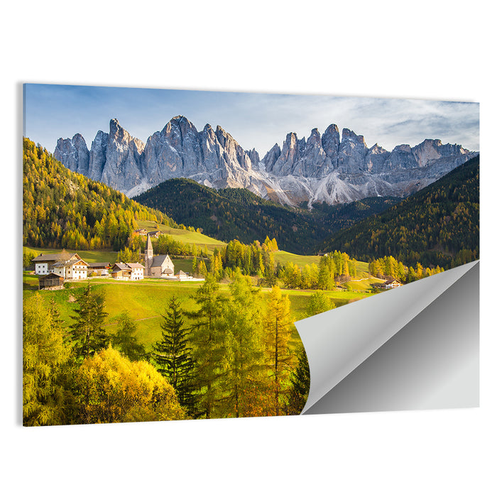 St. Magdalena Church, Santa Maddalena Wall Art as a poster print