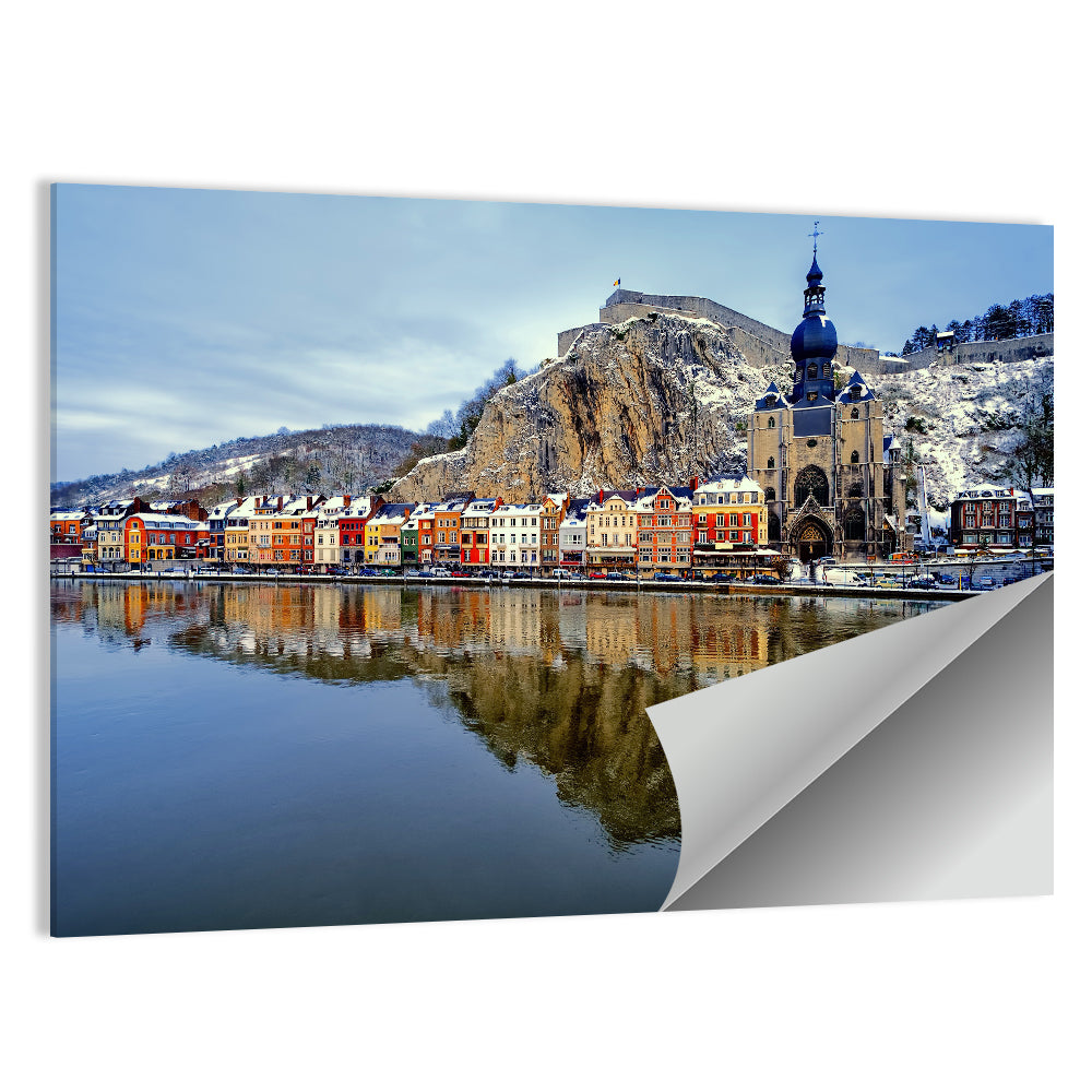 Dinant Collegiate Church on the Meuse Wall Art