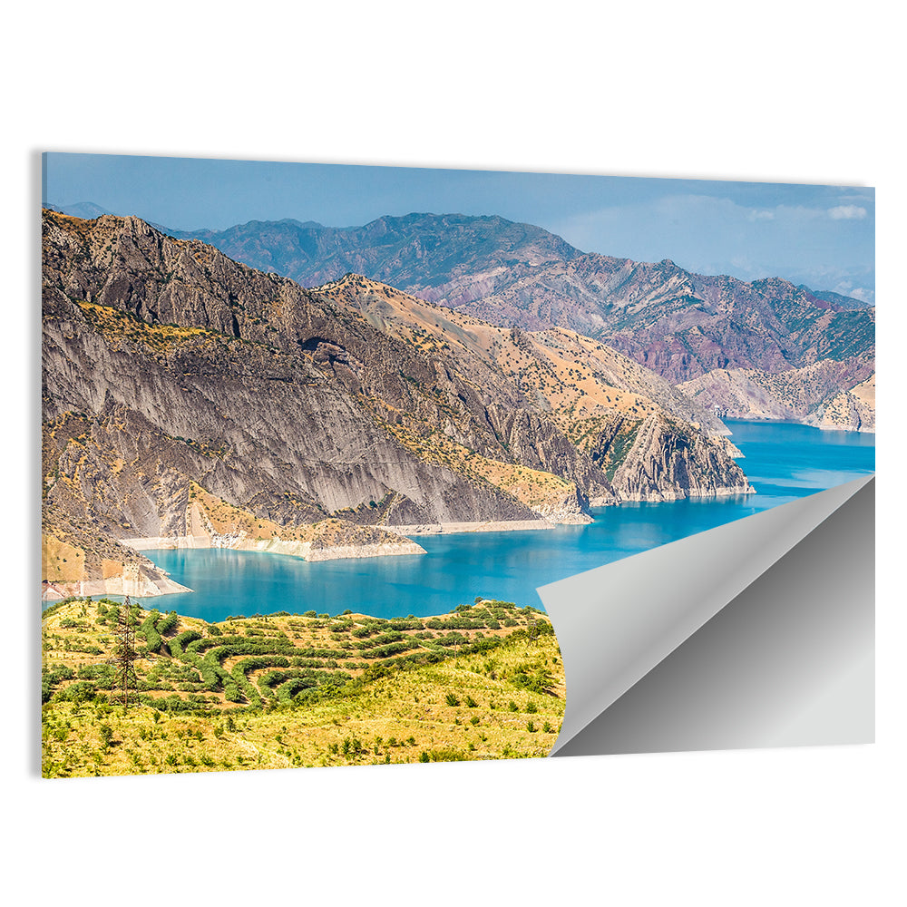 Nurek Reservoir, Tajikistan Wall Art