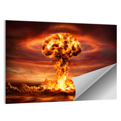 Nuclear Mushroom Cloud Wall Art