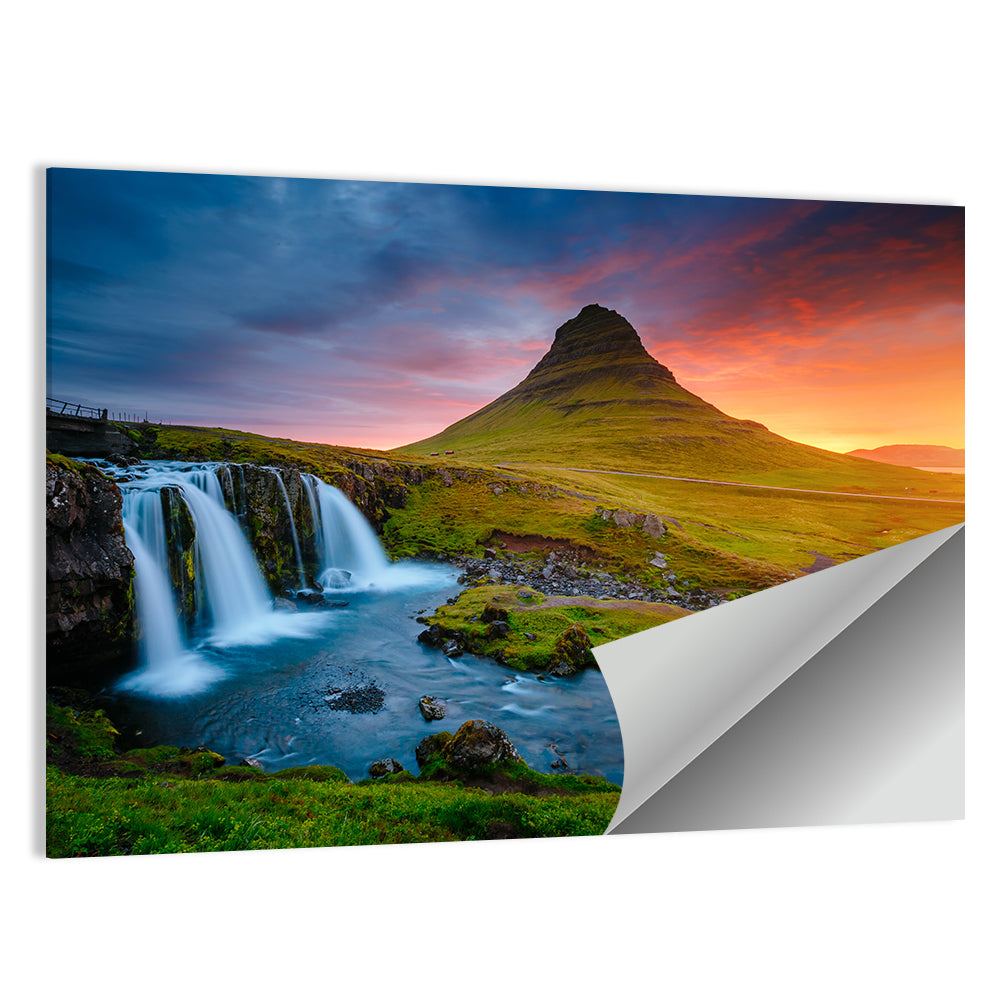 Kirkjufell at Sunset Wall Art