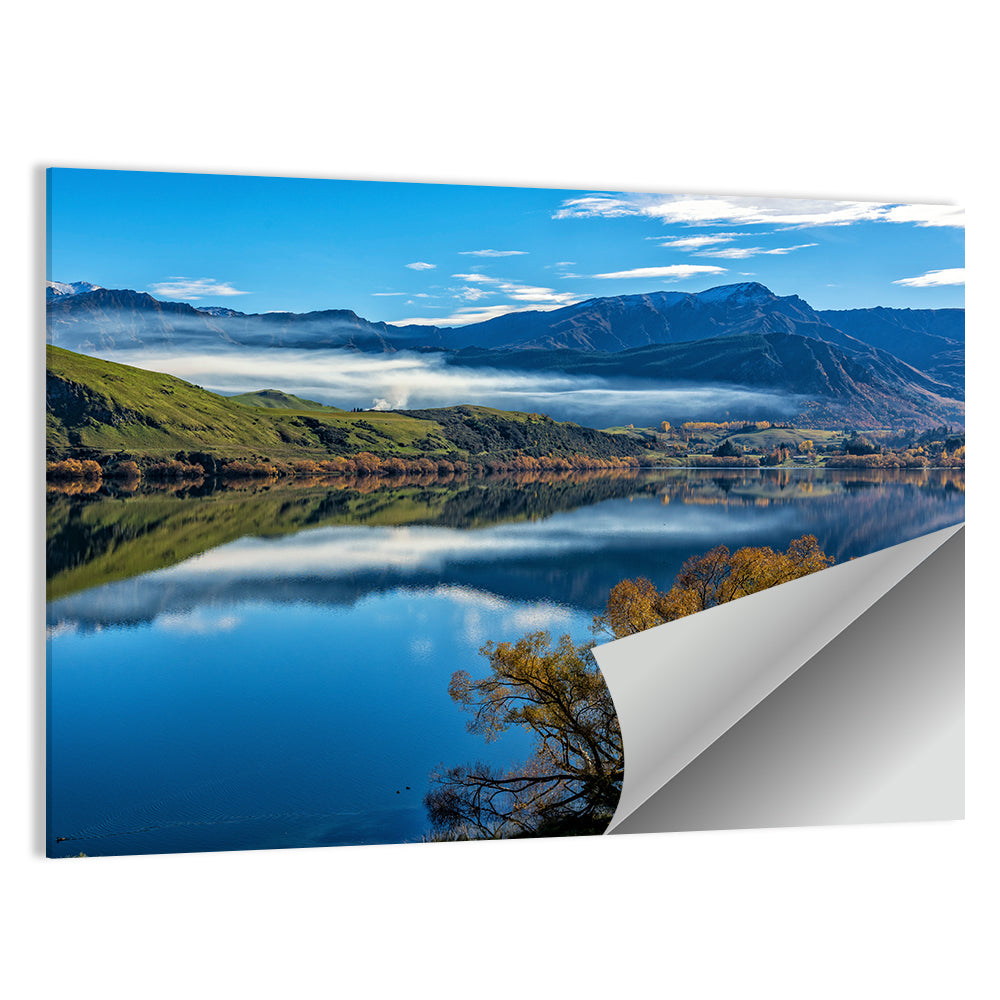 Lake Hayes Autumn Reflection Wall Art