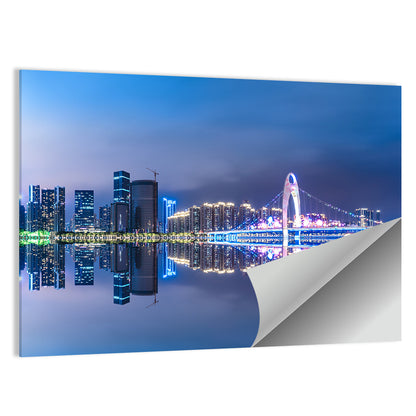 Guangzhou Skyline & Zhujiang River Wall Art