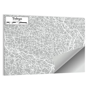 Tokyo Map Wall Art