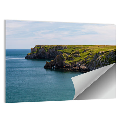 Barafundle Bay Clifftop and Sea Arch Wall Art