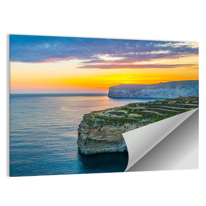 Dwejra Cliffs Sunset, San Lawrenz Wall Art