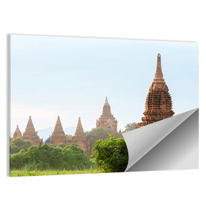 Ancient Pagodas In Bagan Myanmar Wall Art