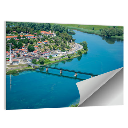 Rozafa Fortress Over Buna River Wall Art